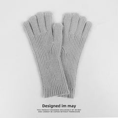 Warm Knitted Gloves Split Finger Touch Screen Gloves