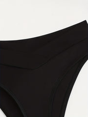 High Stretch Bikini Bottom Sexy Style High Cut Beachwear