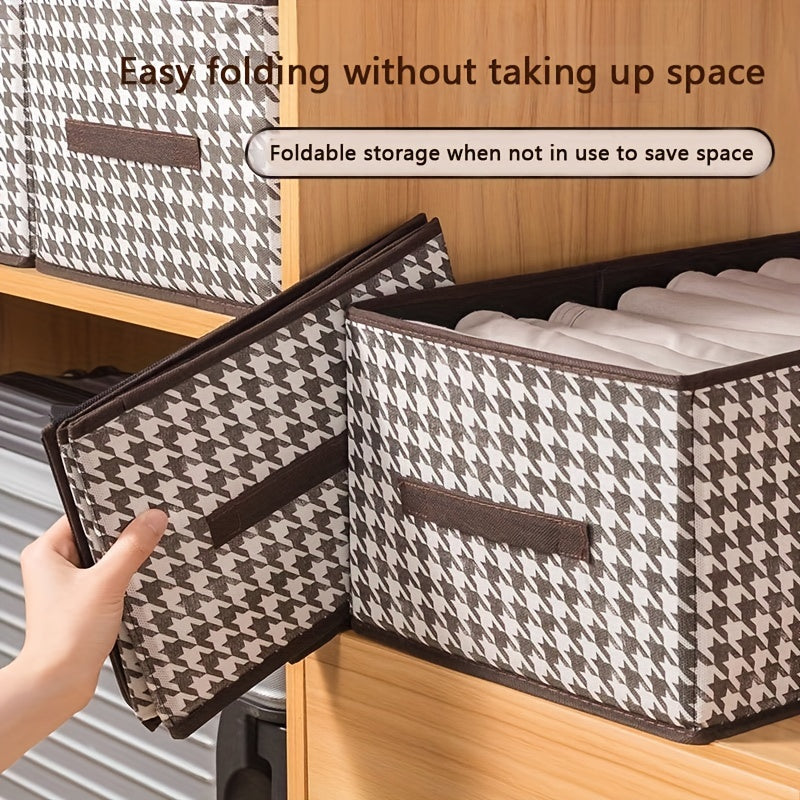 Foldable Clothing Storage Box Household Organizer