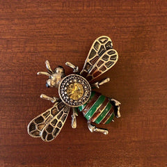 Vintage Bee Brooch Pin Men's Brooch