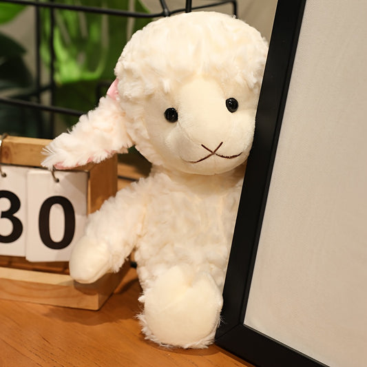 Lamb Plush Toy Simulated Plush Animal Doll for Birthday & Christmas