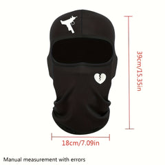 Heartbreak Printed Pullover Hat for Cycling - Sunshade Sunscreen for Men