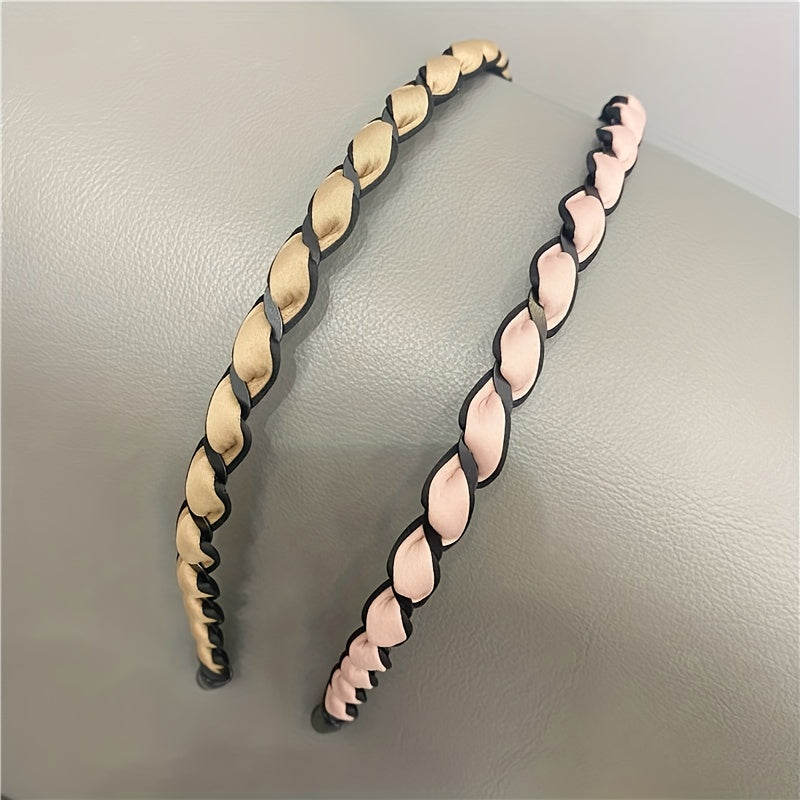 Wavy Cross Headband Sweet Spa Wash Face Make Up Headband