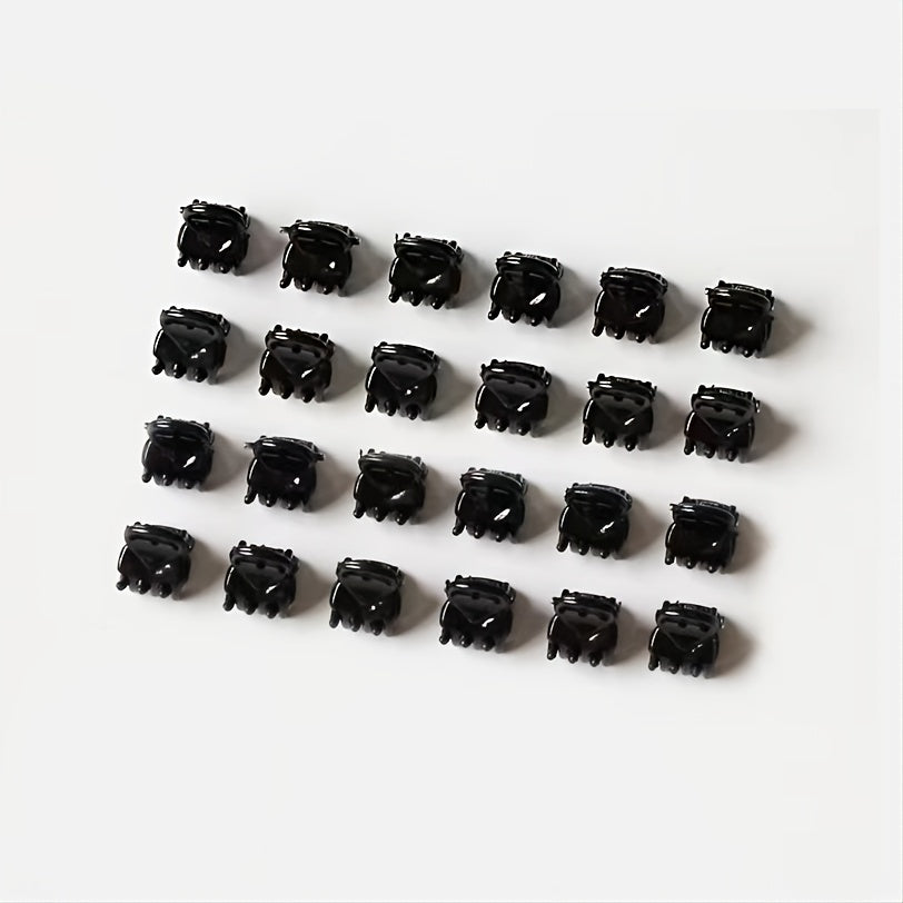 24pcs Mini Hair Claw Clips Non Slip Strong Hold Grip Hair Jaw Clip