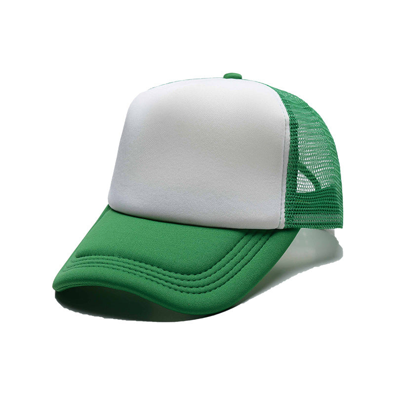 Candy Baseball Cap Mesh Trucker Hat Women Adjustable Sun Hat