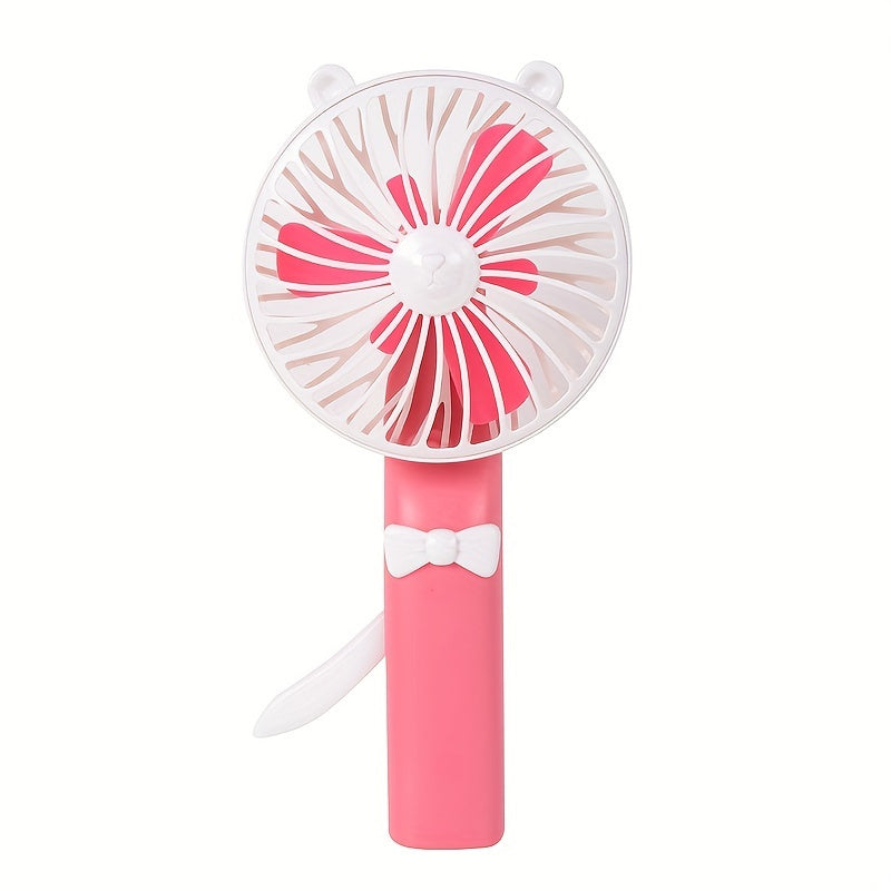 Mini Handheld Fan Manual Plastic Portable Pocket Fan