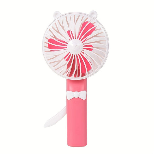 Mini Handheld Fan Manual Plastic Portable Pocket Fan