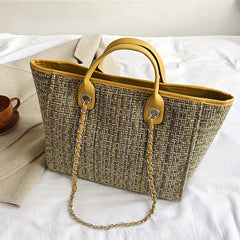 Large Capacity Shoulder Bag Top Handle Portable Handbag