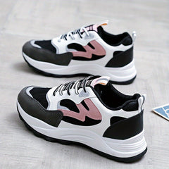 Thick Bottom Mesh Breathable Chunky Sneakers