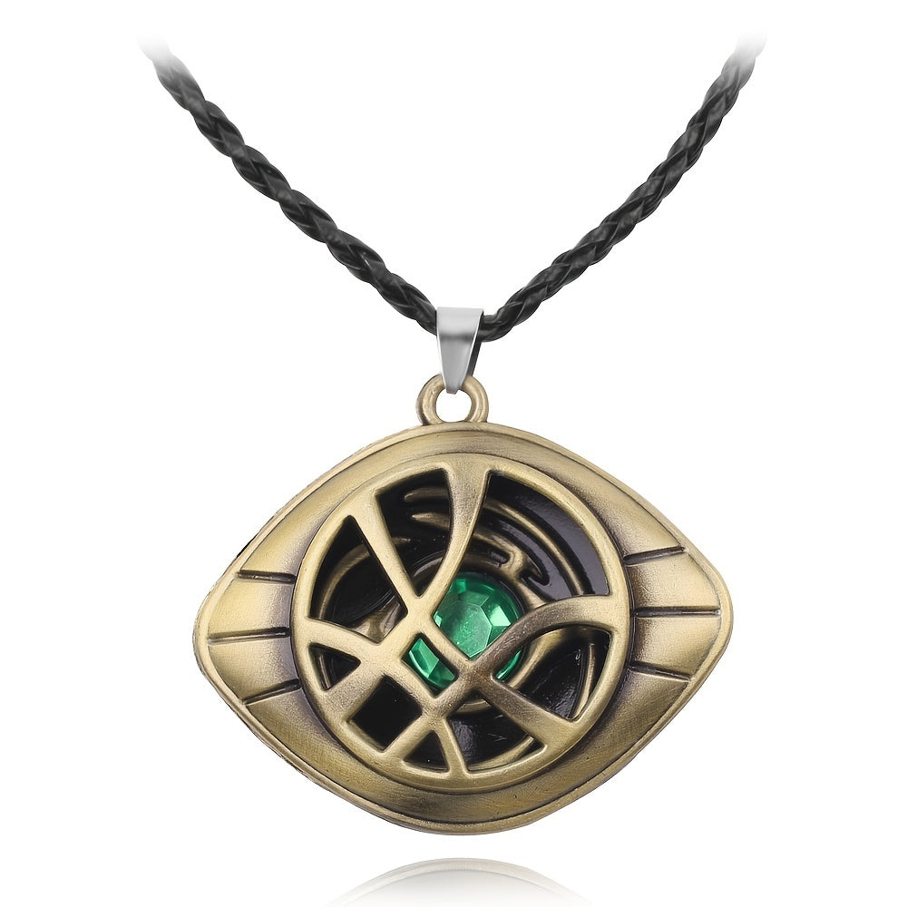Retro Hip Hop Men's Eye Pendant Necklace Artificial Jewelry