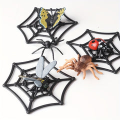 15-Piece Insect & Animal Figurine Set: Butterfly, Mantis, Spider, Bee, Scorpion