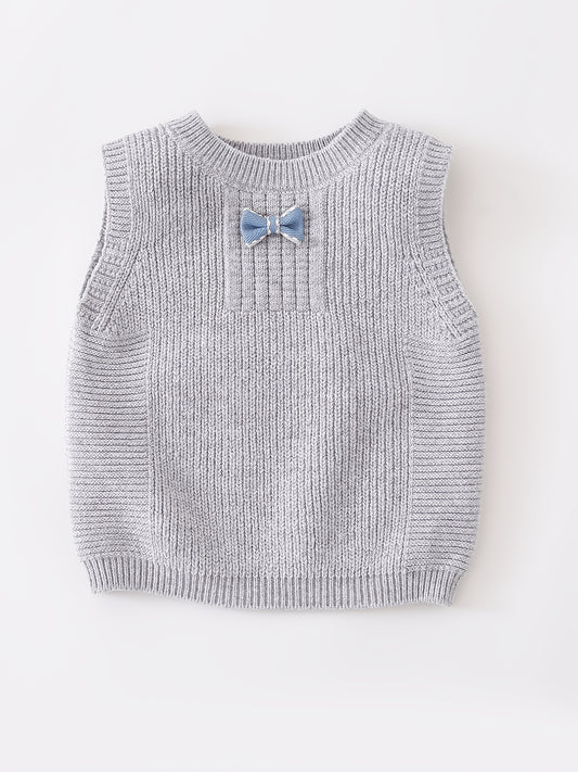 Baby Boys Knit Sweater Vest for Autumn and Spring