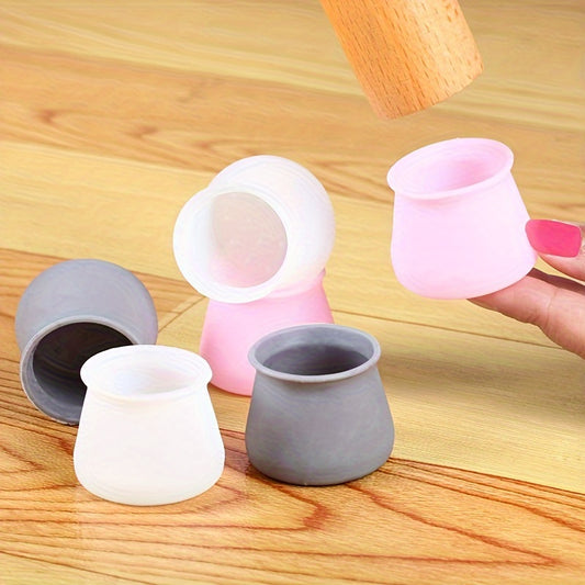 12pcs Chair Foot Cover Anti Slip Stool Protection Cover