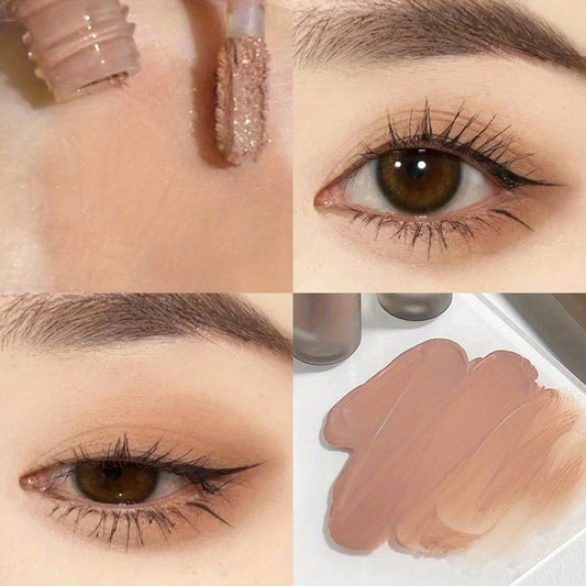 Long-Lasting Matte Liquid Eyeshadow in 4 Earth Tones