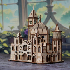 3D Wooden Castle Puzzle Kit Architecture Gift Thanksgiving Christmas