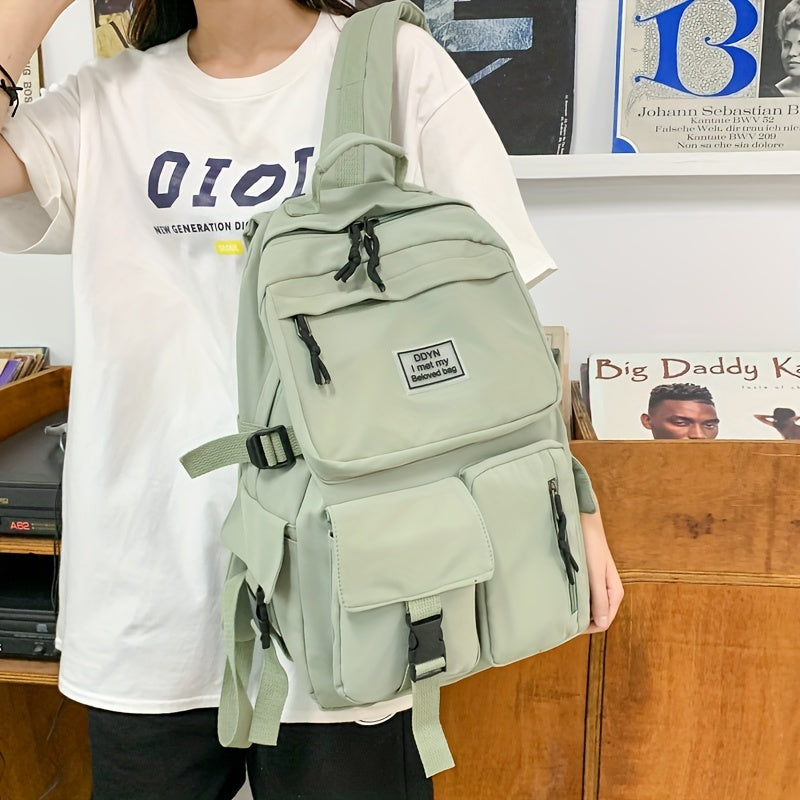 Preppy Schoolbag Laptop Backpack Rucksack