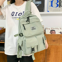 Preppy Schoolbag Laptop Backpack Rucksack