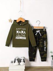 Boys Hoodie & Sweatpants Set Kids Casual Clothes