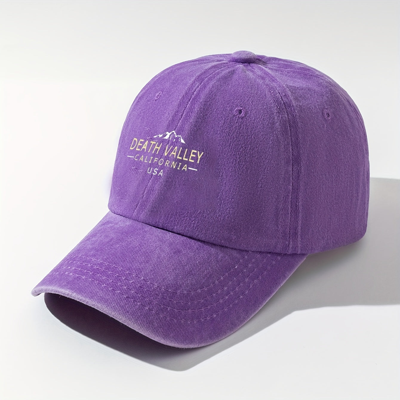 DEATH VALLEY CA Baseball Cap Vintage Washed Cotton Sunscreen Sports Hat