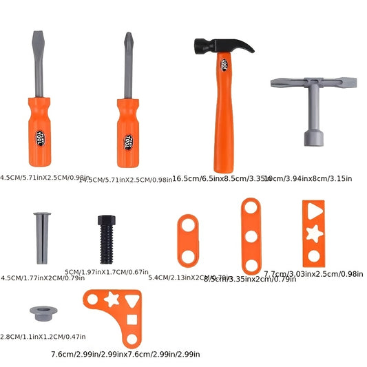 Kids Toy Tool Set with Drill and Accessories