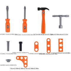 Kids Toy Tool Set with Drill and Accessories