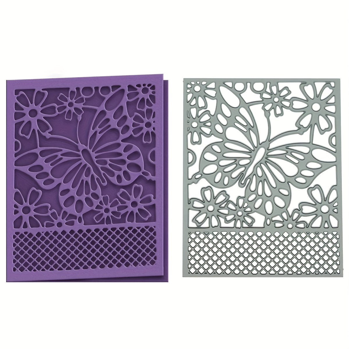 1pc Butterfly Background Mold Metal Embossing Scrapbooking Cutting