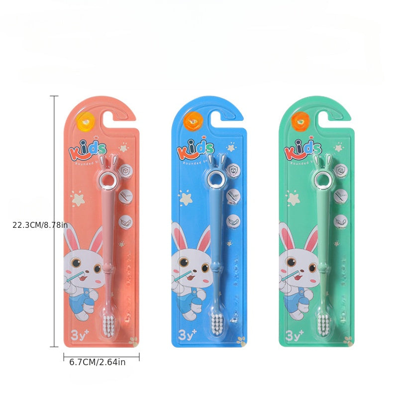 Children's Toothbrush Dinosaur Soft Hair Baby Toothbrush 3-12 Year Old