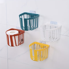 Wall Mounted Toilet Paper Holder Storage Container for Tissue Basket