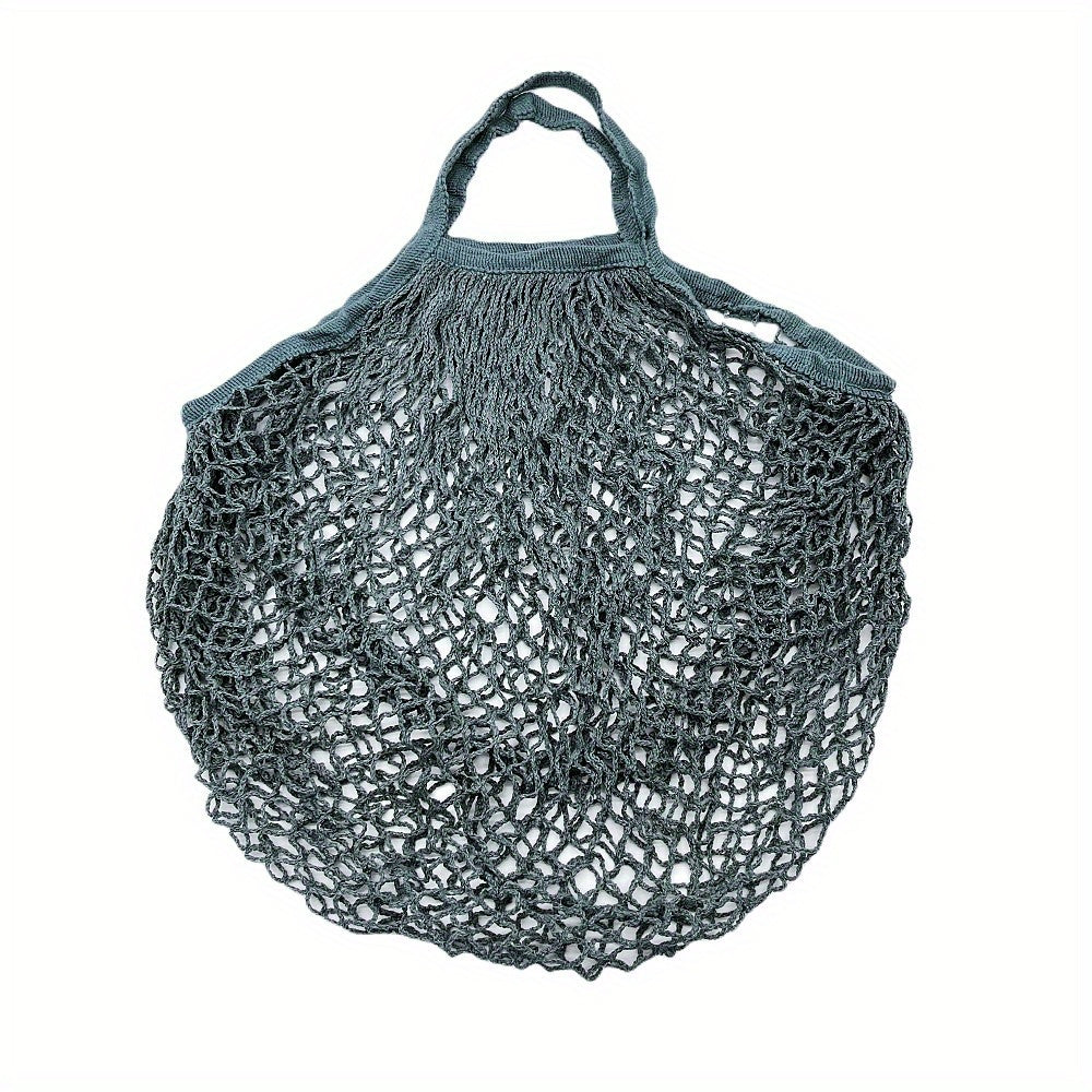 Short Handle Mesh Bag Regular Shoulder Carrying Net Shopping Bag Reusable