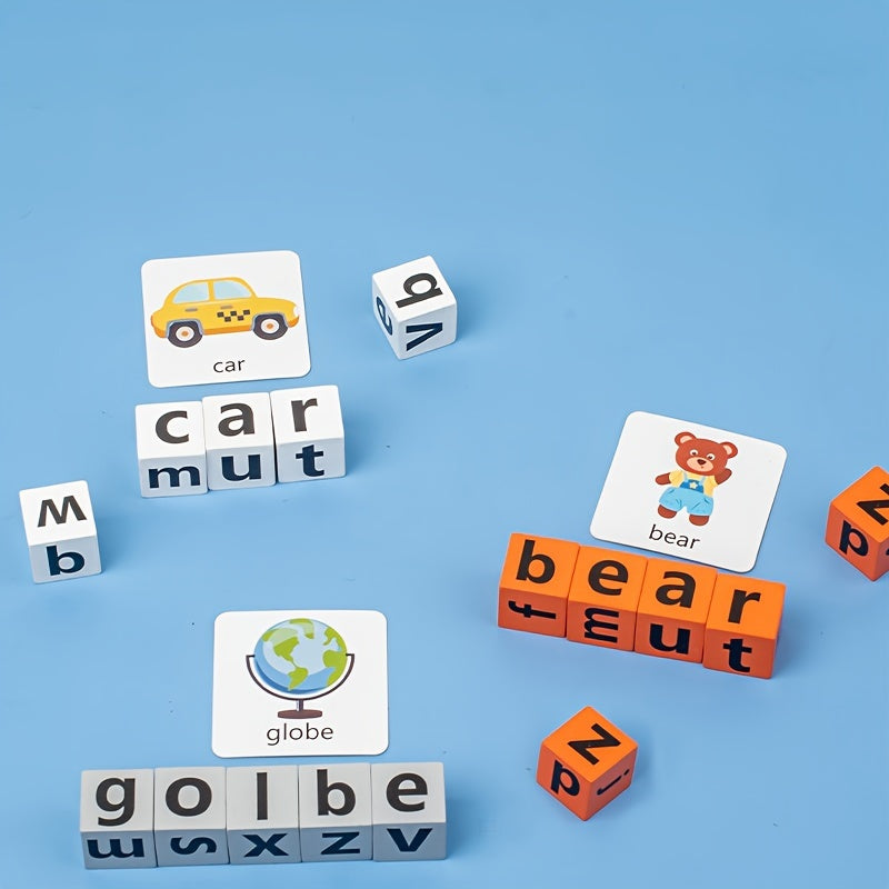 Wooden Building Blocks Set for Kids