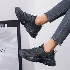 Thick Bottom Mesh Dad Sneakers Lightweight Comfortable