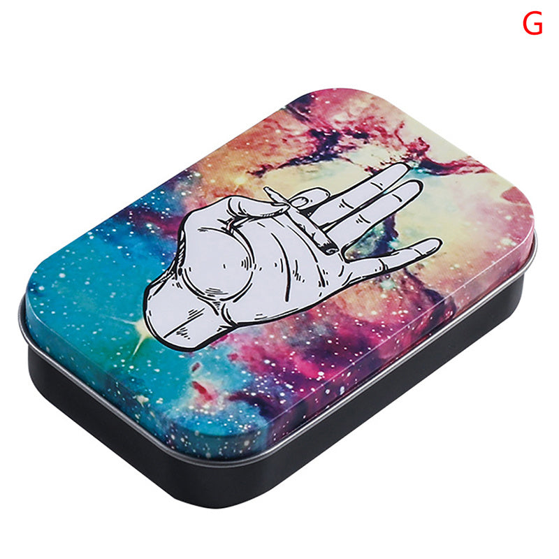 Tin Storage Box Cigarette Case Holder