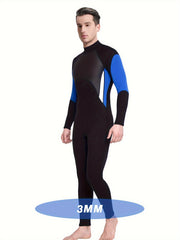 REALON Men's 3mm Quick Dry Skinny Fit Wetsuit