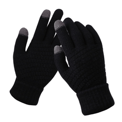 Winter Knit Gloves Touchscreen Anti Slip Soft Warm Mitten Mittens