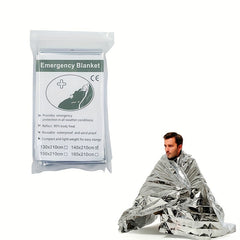 10pcs Survival Thermal Blanket for Outdoor Camping