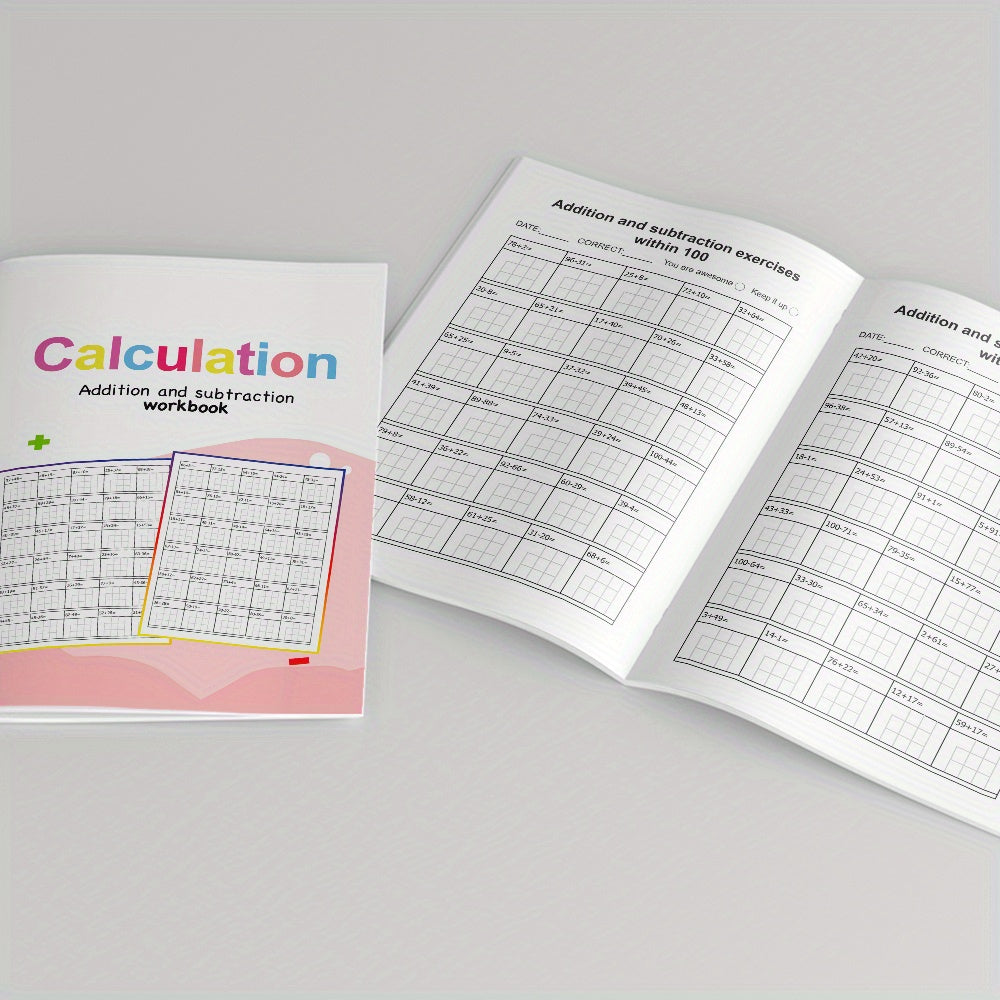 Addition & Subtraction Workbook: School & Home Learning