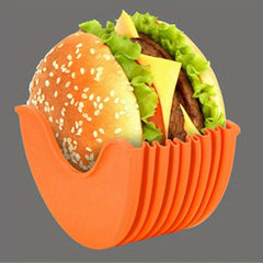 Silicone Burger Holder Retractable Anti Drop Hamburger Holder