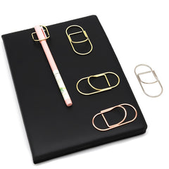6pcs Metal Pen Clips Pencil Holder Clips for Notebook Journals Planner