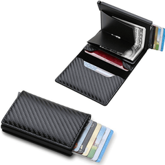 RFID Blocking Automatic Pop Up Credit Card Holder Case