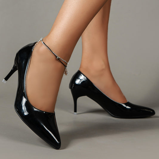 Women's Stiletto Heels Pointed Toe Work Pumps Dress Pumps