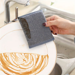 4pcs Double Sided Cleaning Brush Set for Tableware and Pans