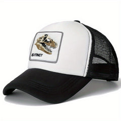 Dinosaur Skull Embroidery Baseball Cap
