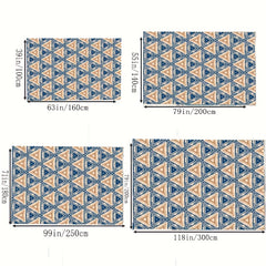 Fluffy Faux Wool Area Rug Modern Large Carpet Anti-fouling