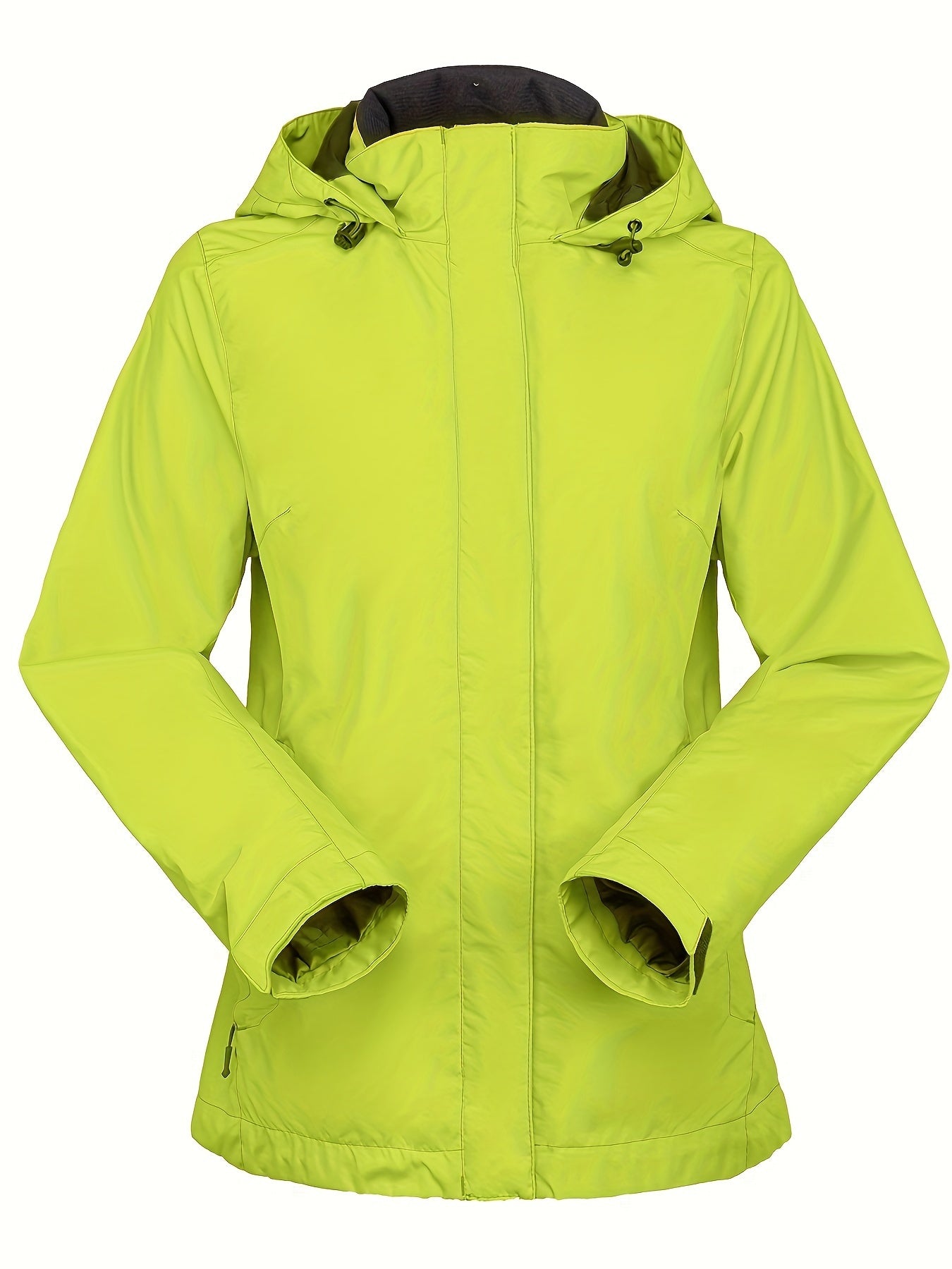 Women's Waterproof Hooded Jacket for Outdoor Activities