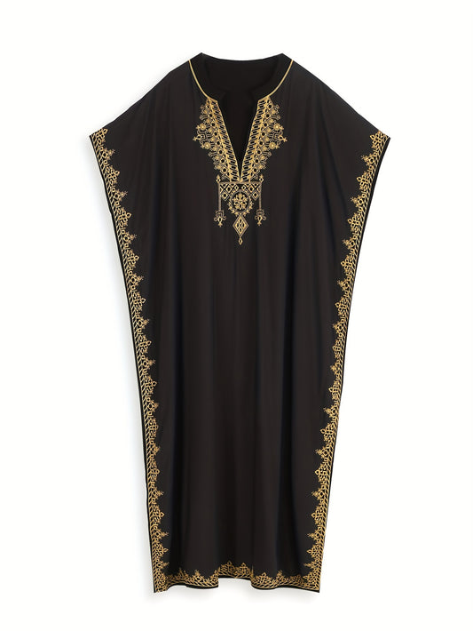  Boho Kaftan Dress Women's Plus Cover Up Dress