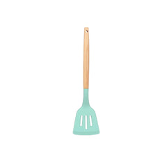 Silicone Wooden Handle Spatula for Non-stick Cooking