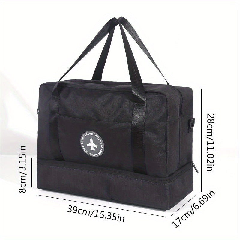 Travel Storage Bag Lightweight Duffle Bag Shoes Compartment