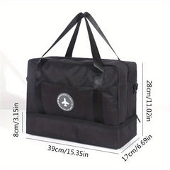 Travel Storage Bag Lightweight Duffle Bag Shoes Compartment