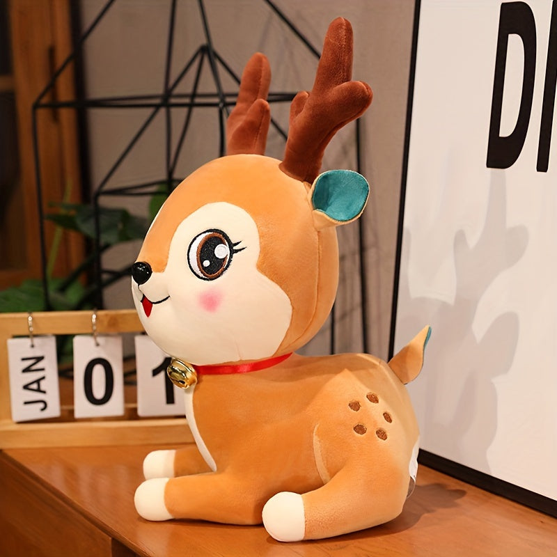 Christmas Deer Doll Plush Pillow Home Decoration