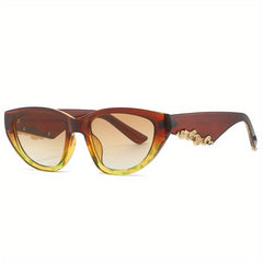 Retro Cat Eye Sunglasses Women Summer Outdoor Shades Block Tortoiseshell
